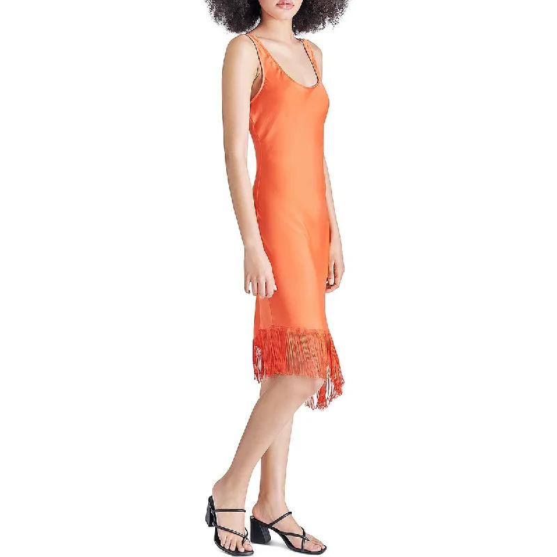 Inessa Womens Fringe Knee-Length Cocktail And Party Dress Tunics Spring floral