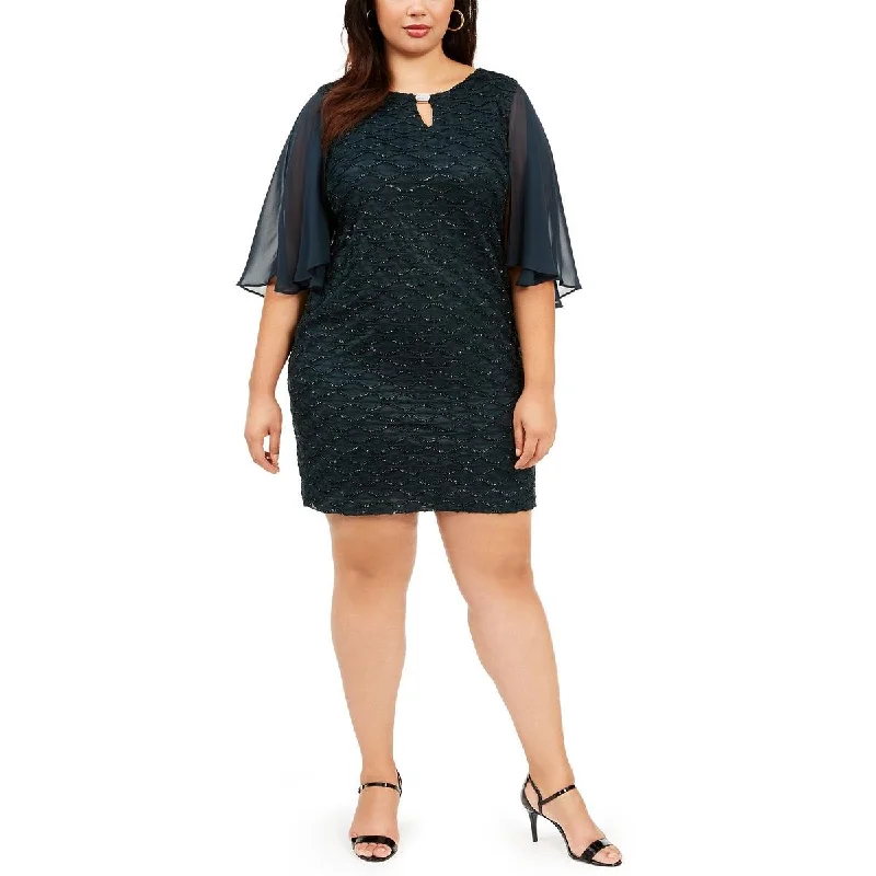 Plus Womens Sequin Party Cocktail And Party Dress Tunics Handmade artisanal