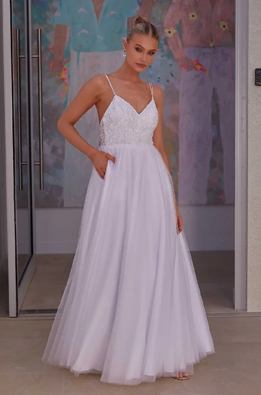 Bradford A-line Debutante Dress - Sample Sale