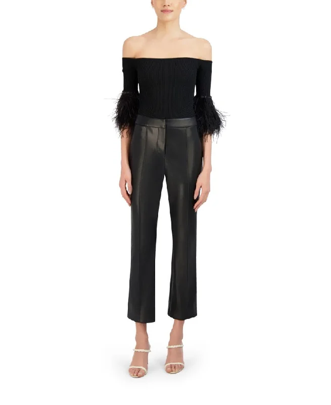 CROPPED FLARE LEG PANT Chic Capri Pants