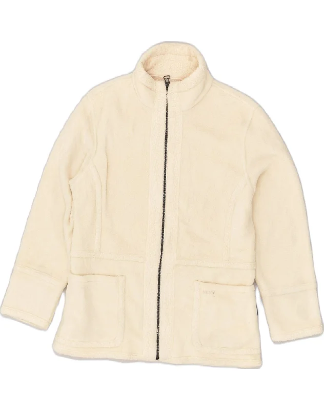 SILVY Womens Fleece Jacket UK 10 Small Beige Mesh Jacket Canvas Jacket Denim Jacket SILVY Womens Fleece Jacket UK 10 Small Beige Mesh Jacket Canvas Jacket Denim Jacket