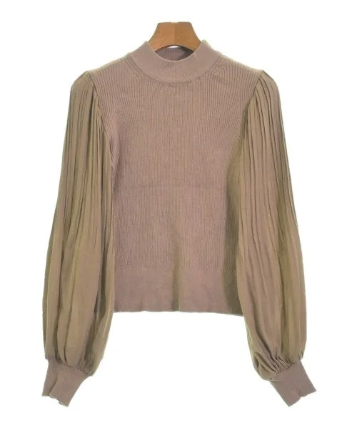 And Couture Sweaters Mesh Sweater Canvas Denim