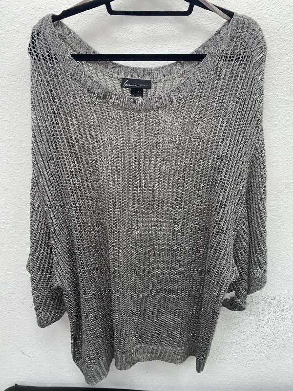 Gray Lane Bryant Sweater/Sweatshirt Women's Cashmere Blend Cotton Blend Poly Blend