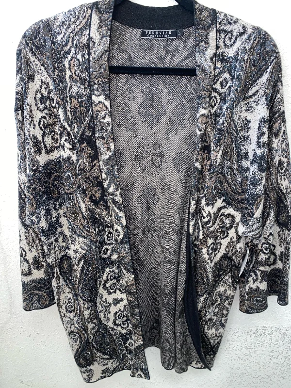 Multi-Color Peruvian Connection BOUTIQUE Sweater/Sweatshirt Women's Oversized Loose Flowy