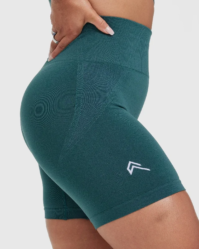 Effortless Seamless Shorts | Marine Teal