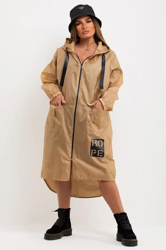 Festival Jacket Rain Mac Beige