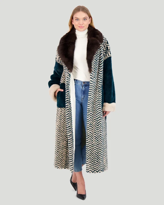 Mink Coat With Sabel Collar