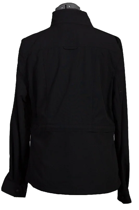 Scully Womens Black Nylon Multi-Pocket Jacket