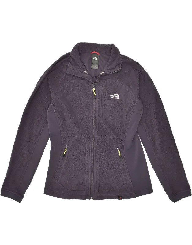 THE NORTH FACE Womens Fleece Jacket UK 14 Medium Navy Blue Polyester