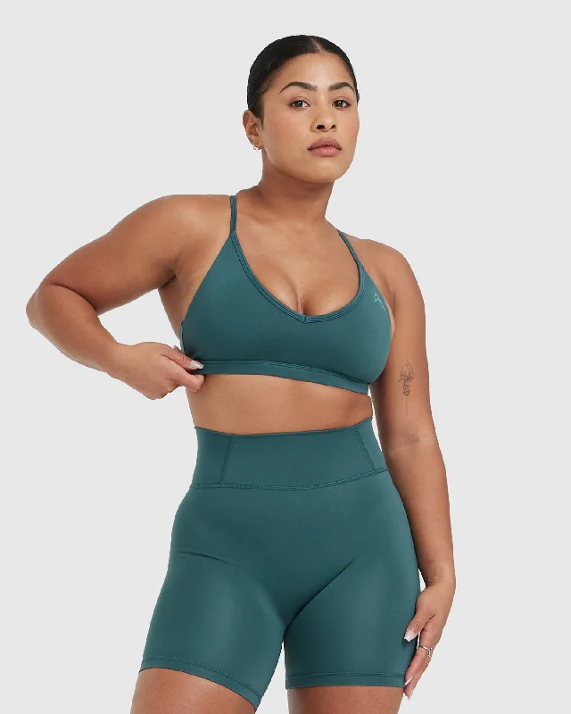 Timeless Strappy Bralette | Marine Teal