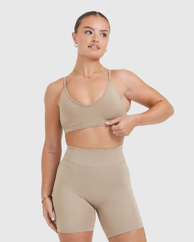 Timeless Strappy Bralette | Sandstone