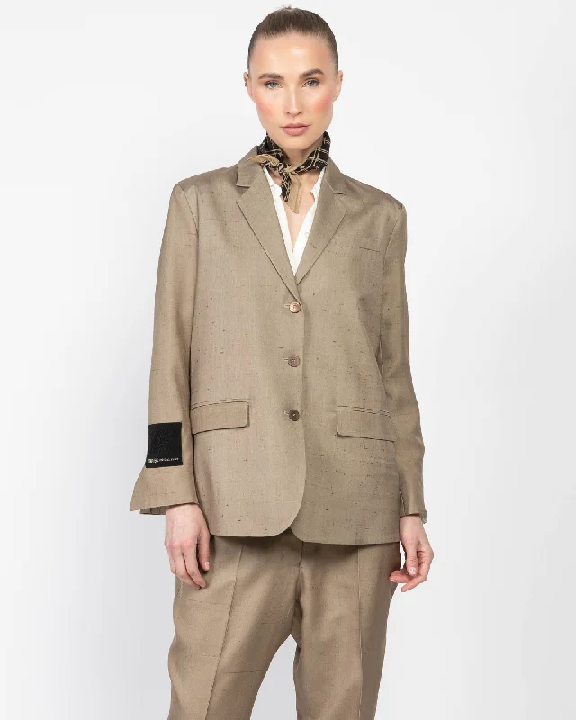 Silk 3 Button Jacket