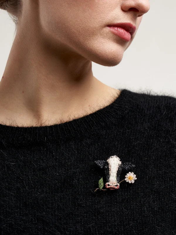 TROVELORE | HAPPY COW BROOCH