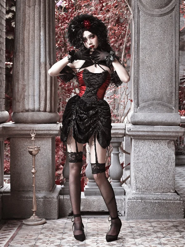 Dark Gothic Halloween Dress yv31771