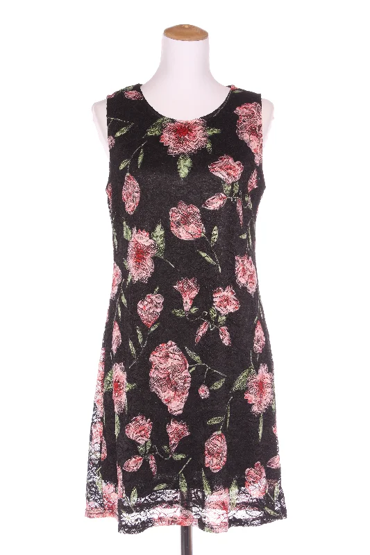 IZABEL LONDON - Floral print stretch lace dress! 14-16