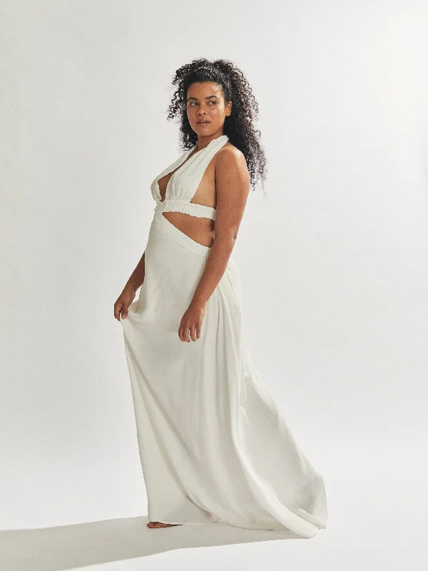 Jeska Maxi Dress White