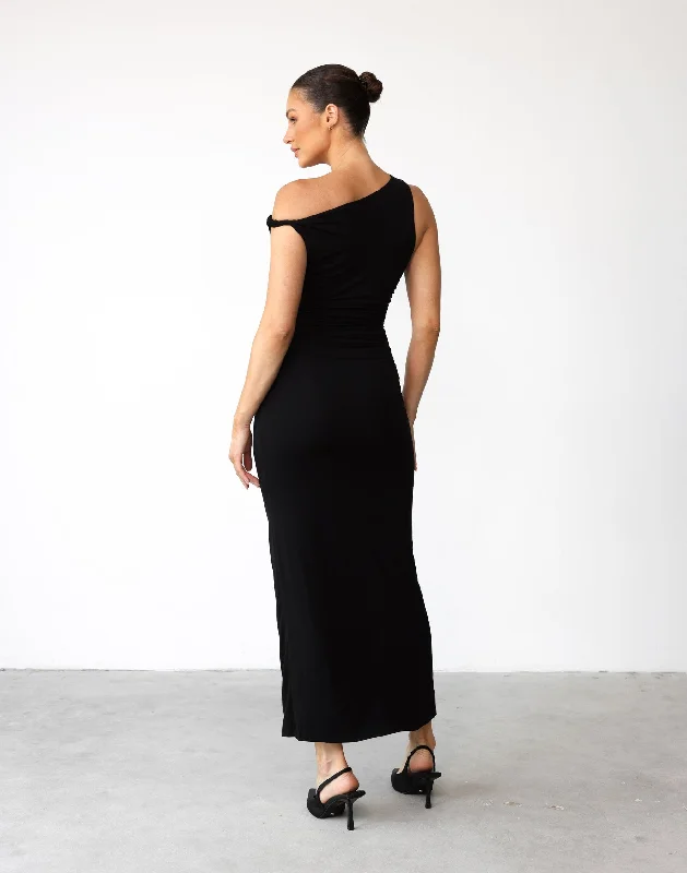 Sahana Maxi Dress (Black)