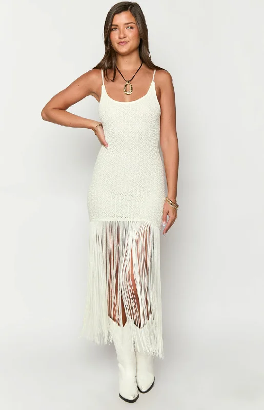 Teyla White Maxi Dress