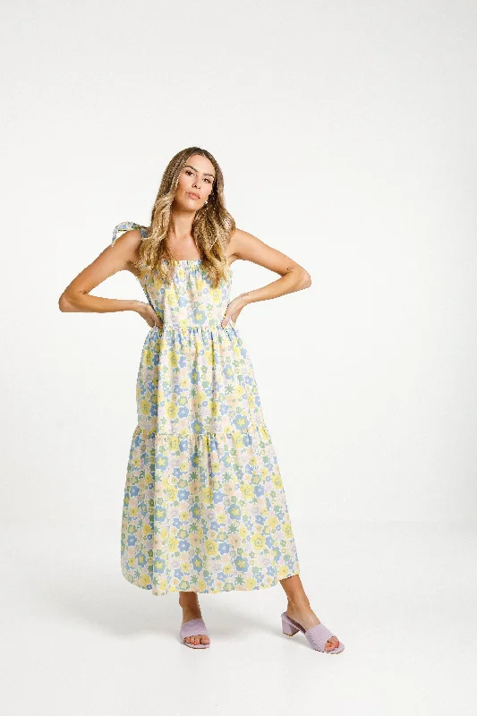 Tie Up Ziggy Dress - Sale - Paradise Print