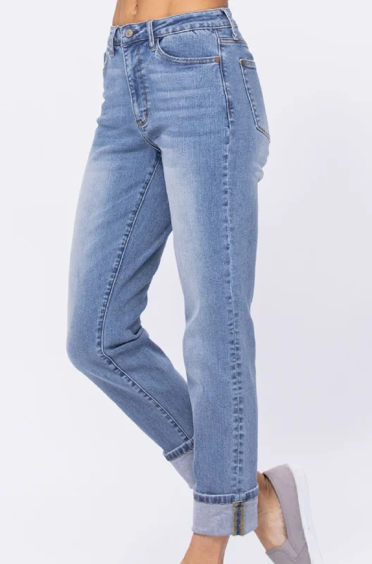 Judy Blue - High Rise Vintage Wash Boyfriend