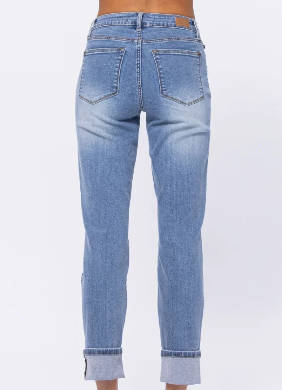 Judy Blue - High Rise Vintage Wash Boyfriend