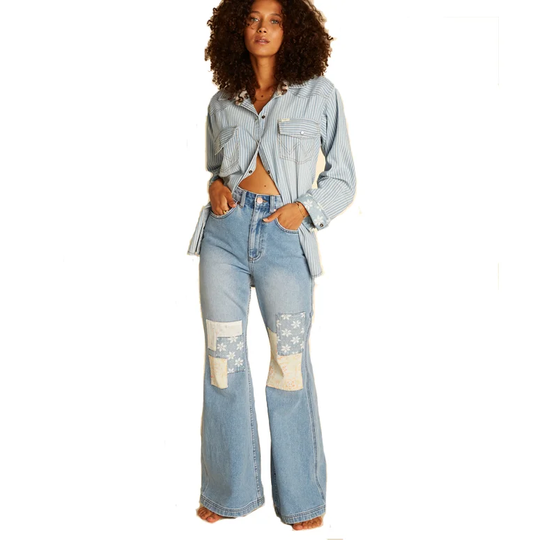 Billabong x Wrangler True Blue Bell Bottom Jeans