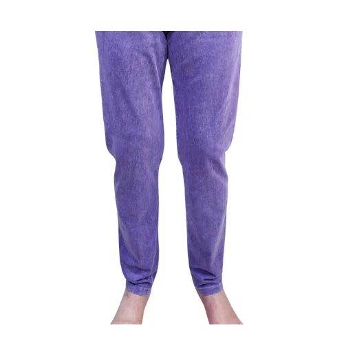 Jess & Jane M31 Purple Pants Mineral Washed   Womens