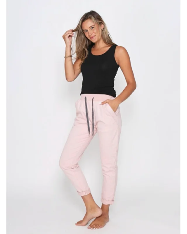 Monaco Jeans Riley Denim Jogger - Blush