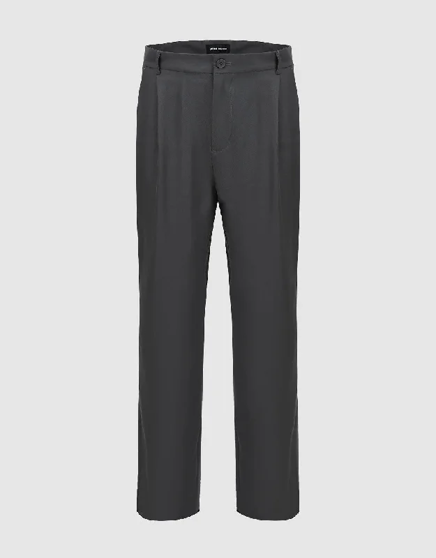 Tailored Straight Pants