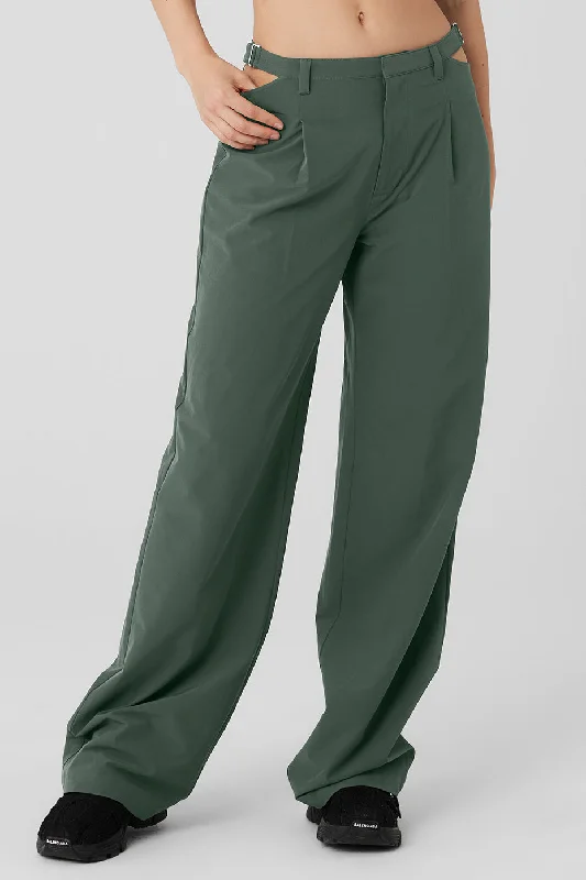 Mid-Rise Showdown Trouser - Dark Cactus