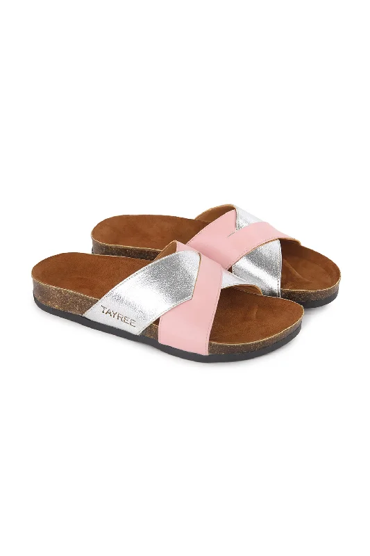 Blush Cross Slipper - Tayree