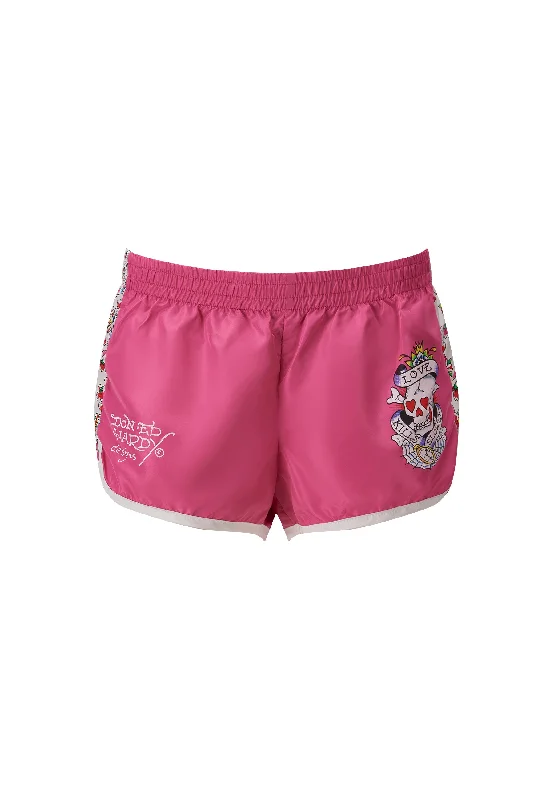 Womens Love Killa Runner Short - Pink