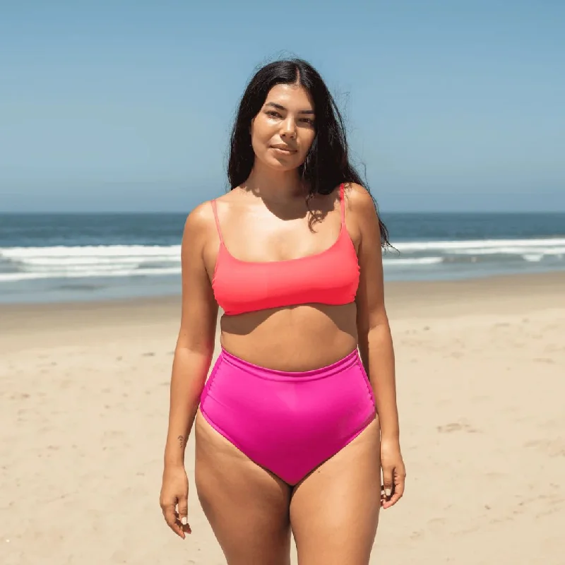 Pool Days Top (Rescue Neon Red)