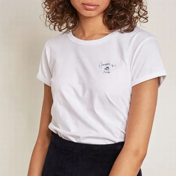 Bonjour de Paris Tee (White)