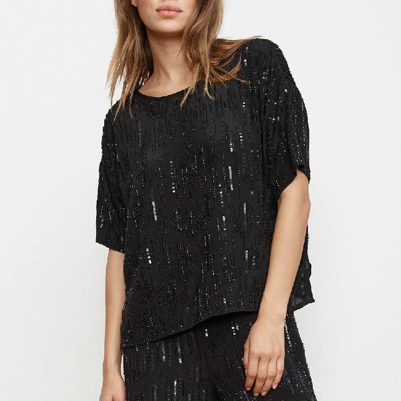 Brighton Sequins Top (Black)