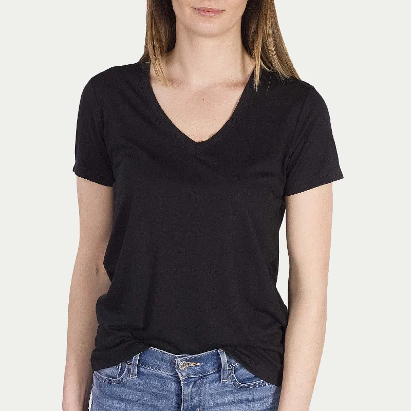 Essential V-Neck (Black)