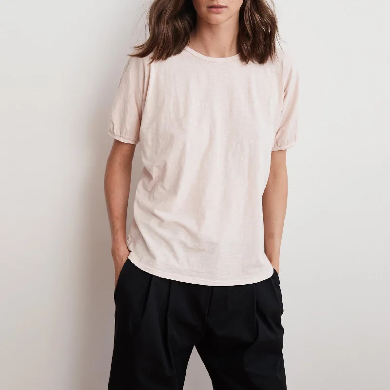 Louise Cotton Slub Tee (Puff)