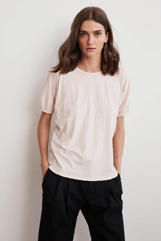 Louise Cotton Slub Tee (Puff)