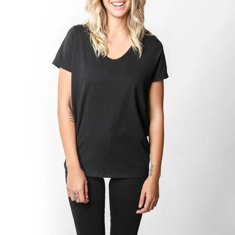 Scoop V Tee (Black)