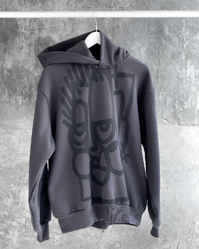 ART HOODIE IN GREY [UNISEX]