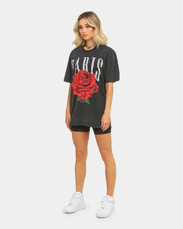 Carré Rose Vintage T-Shirt Black Wash