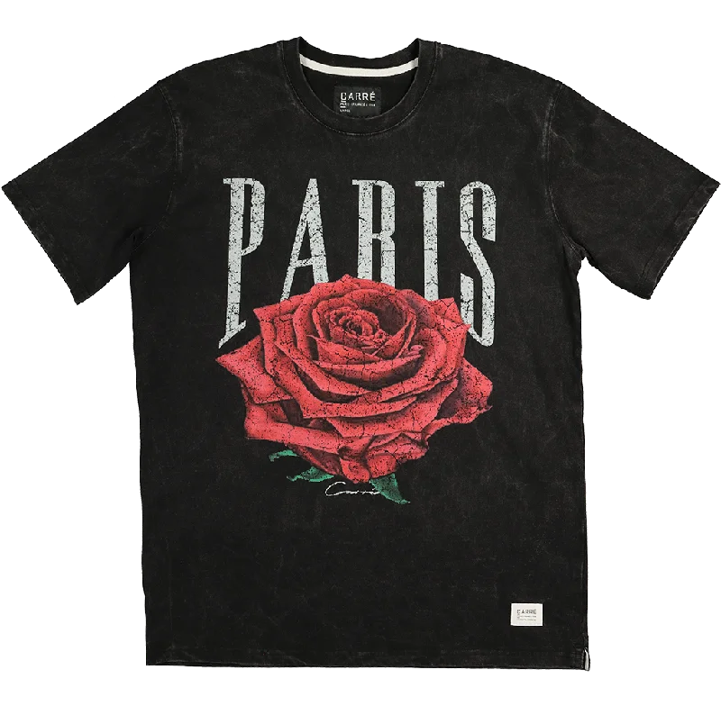 Carré Rose Vintage T-Shirt Black Wash