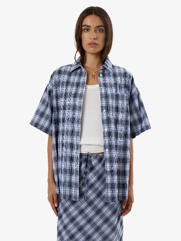 Friendly Service Plaid Shirt - Iceberg