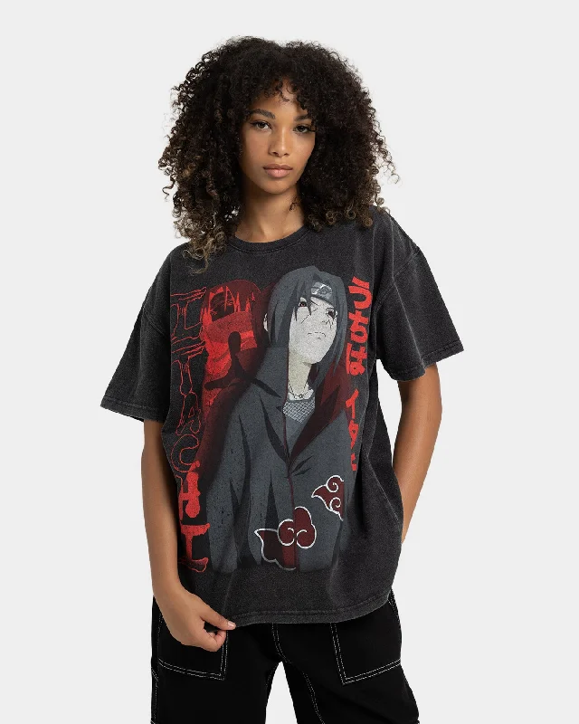 Goat Crew X Naruto Itachi Premium Vintage T-Shirt Vintage Black