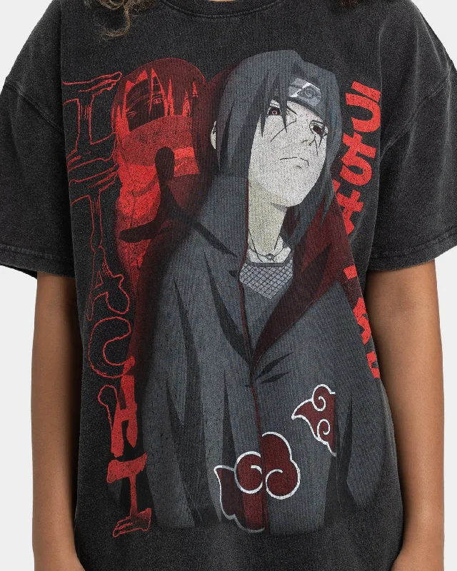 Goat Crew X Naruto Itachi Premium Vintage T-Shirt Vintage Black