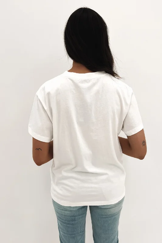 Python Crest Tee Vintage White