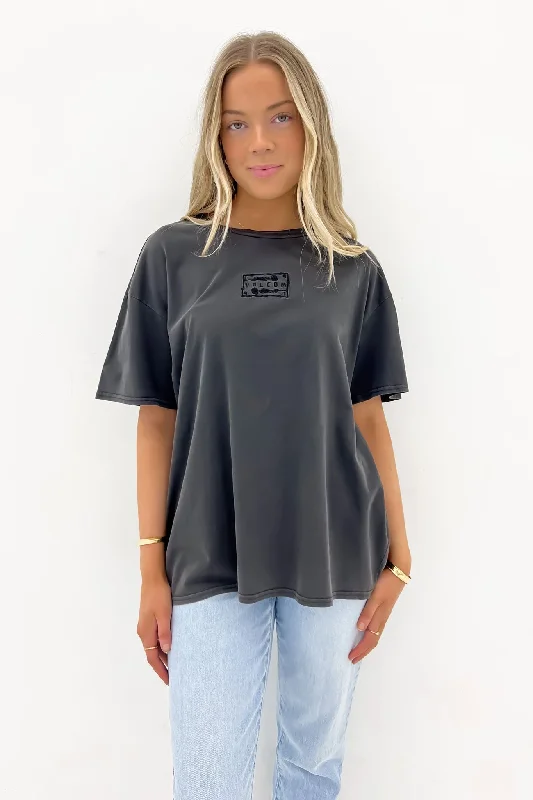 Stones Throw Tee Black