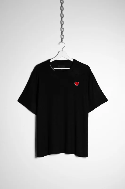 Watermelon Heart Black T-shirt