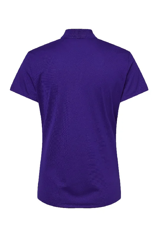 Adidas Womens UV Protection Short Sleeve Polo Shirt - Collegiate Purple - NEW