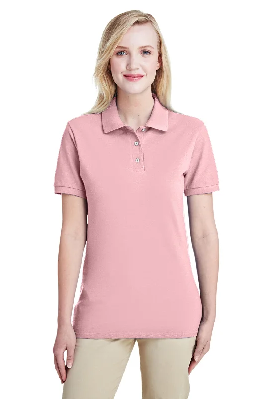 Jerzees Womens Short Sleeve Polo Shirt - Classic Pink